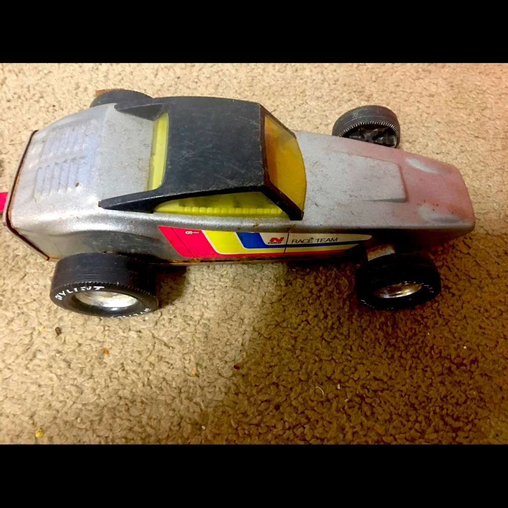 Antique (Very Old) 1970’s Toys Vehicle w/Trailer.